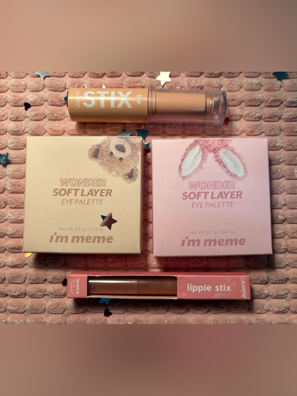 I’m Meme Wonder Soft Layer Eye Palette ~ ColourPop Lippie & Lite Stix Bundle